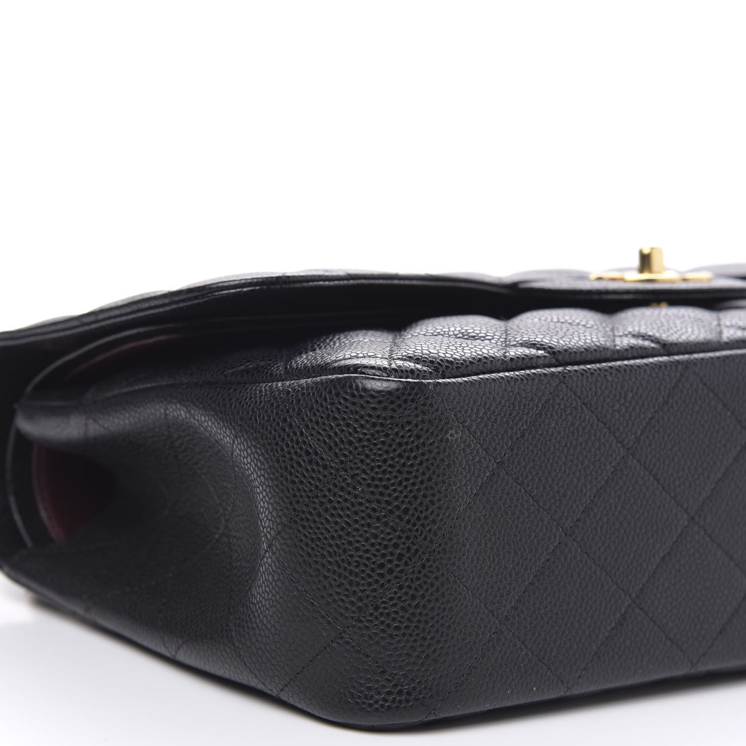 Chanel Caviar Quilted Jumbo Double Flap Black 8 of 10