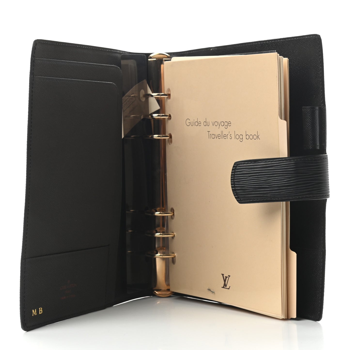 Epi Large Ring Agenda Cover Black