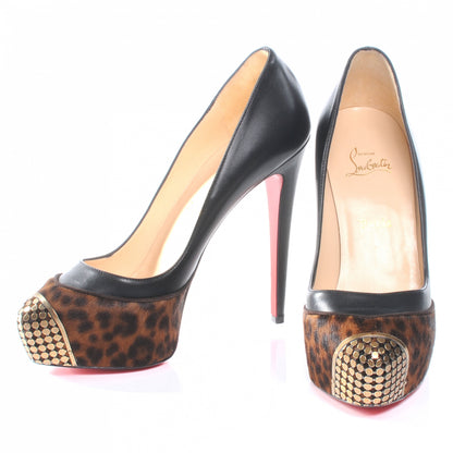 Christian Louboutin Calf Hair Leopard Mini Chad Maggie 140 Pumps 40 2 of 7