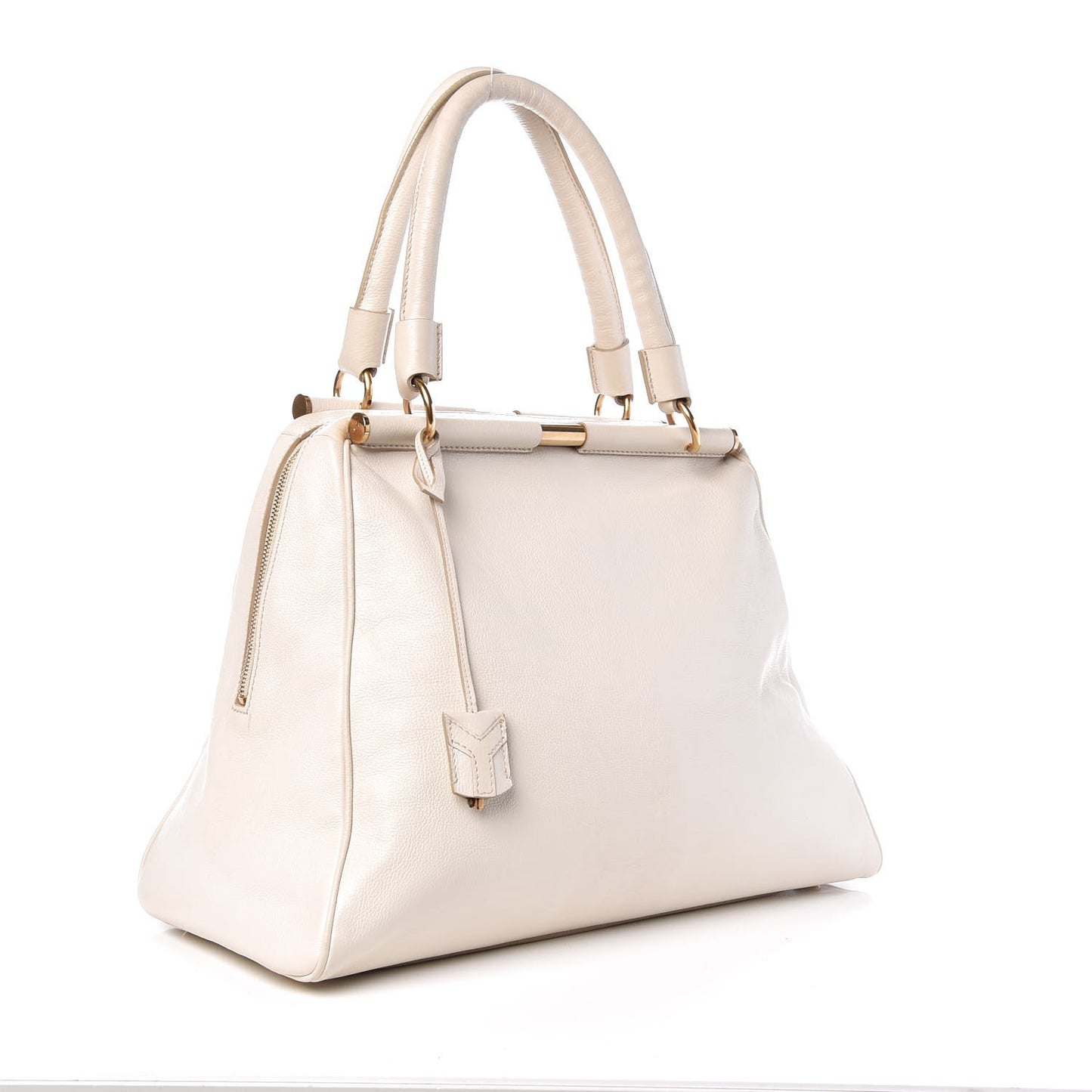 Goatskin Medium Majorelle White