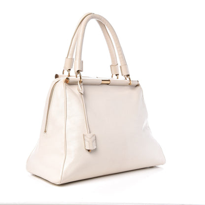 Saint Laurent Goatskin Medium Majorelle White 3 of 10