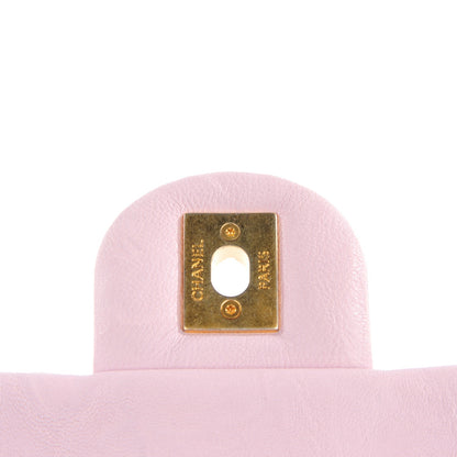 Chanel Lambskin Chevron Quilted Small Flap Light Pink 5 of 8