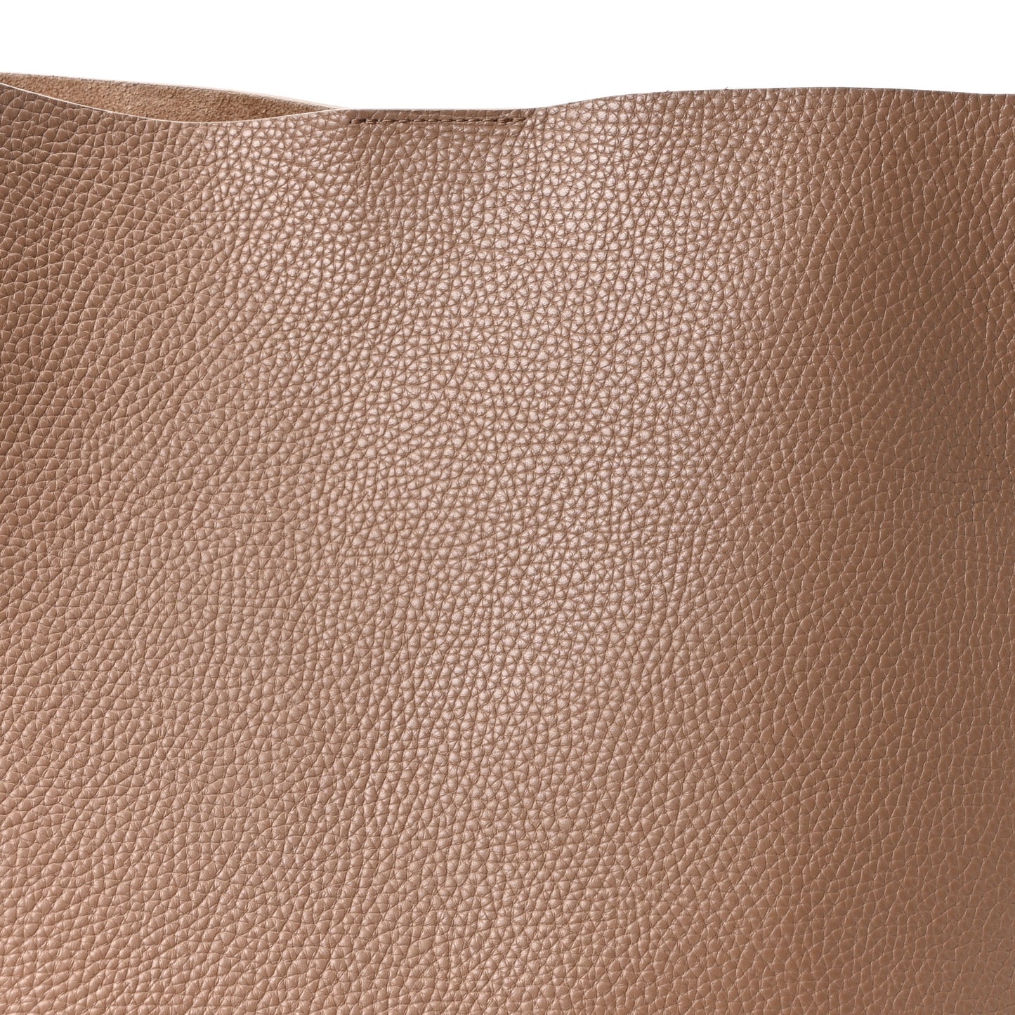 Pebbled Calfskin Small Everyday Cabas Biscotto