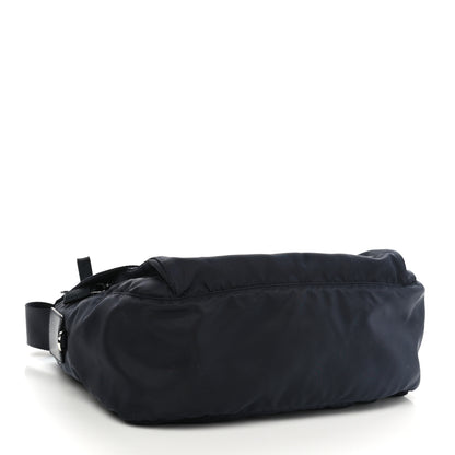 Prada Tessuto Nylon Saffiano Vela Messenger Bag Baltico 3 of 9