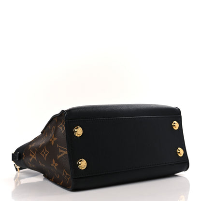 Louis Vuitton Calfskin Monogram On My Side PM Black 4 of 8