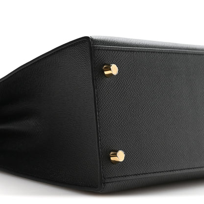 Hermes Epsom Kelly Sellier 28 Black 9 of 11