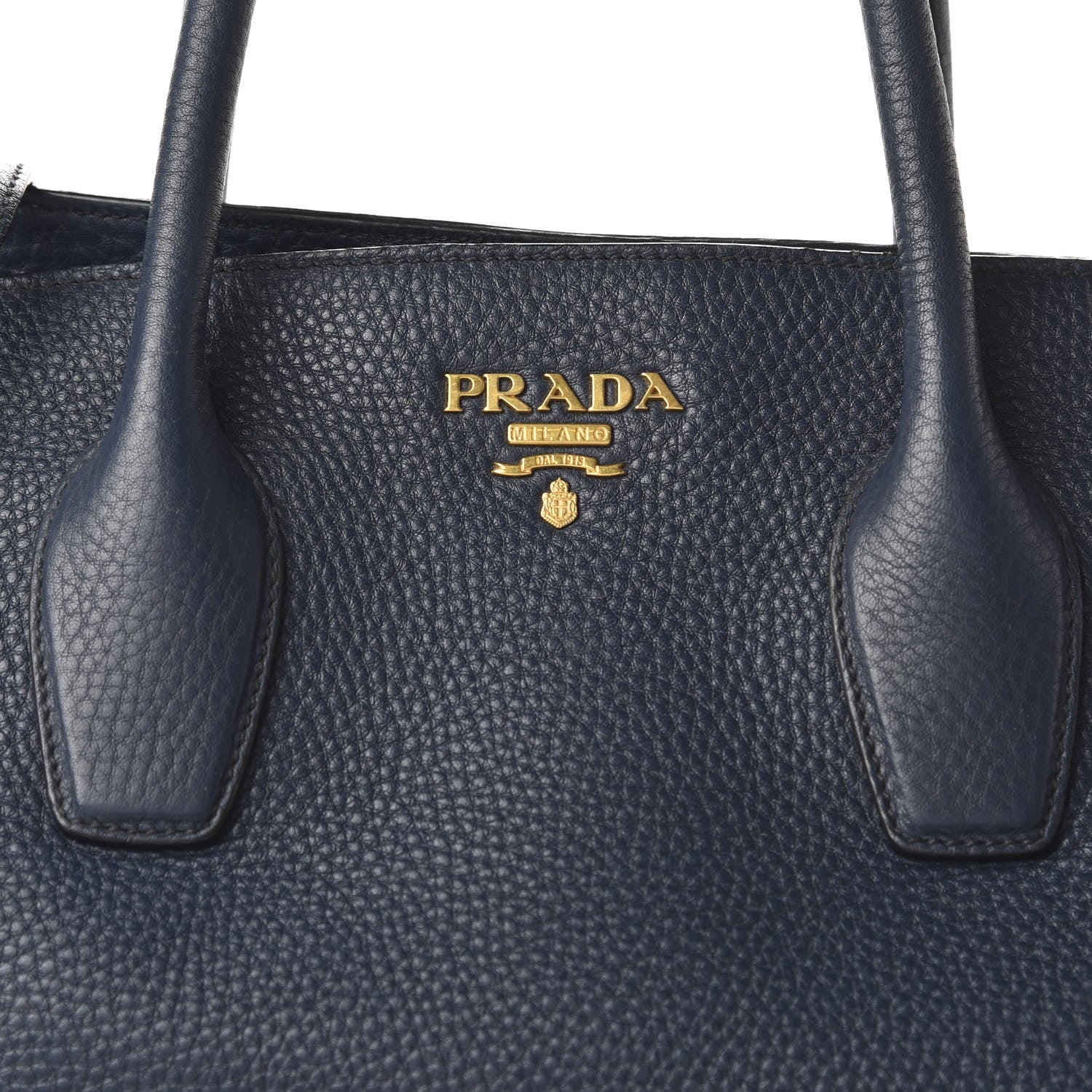 Prada Vitello Daino Tote Bluette 10 of 10