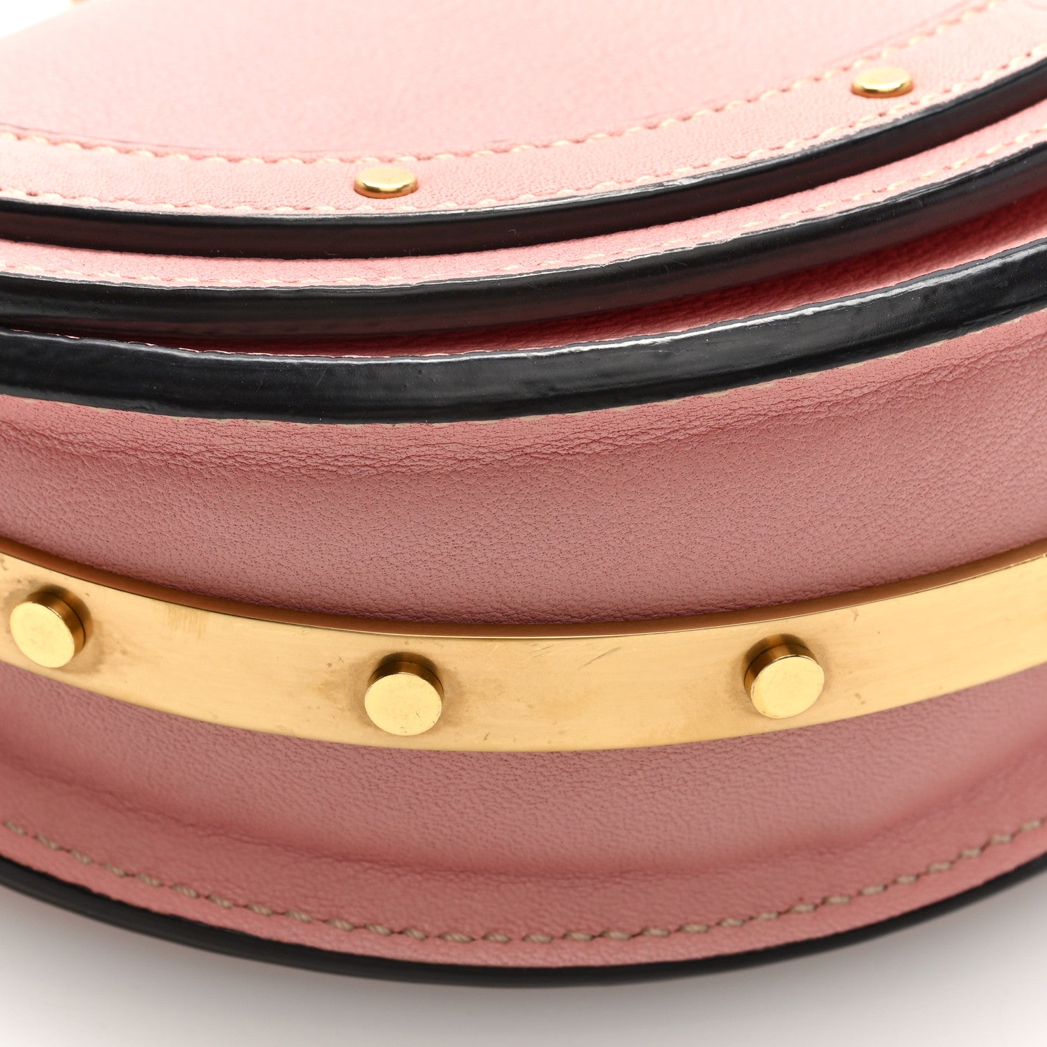 Chloe Calfskin Small Nile Bracelet Minaudiere Bag Washed Pink 8 of 9