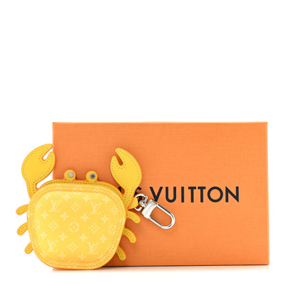 Louis Vuitton Monogram Crab Bag Charm Yellow 5 of 5