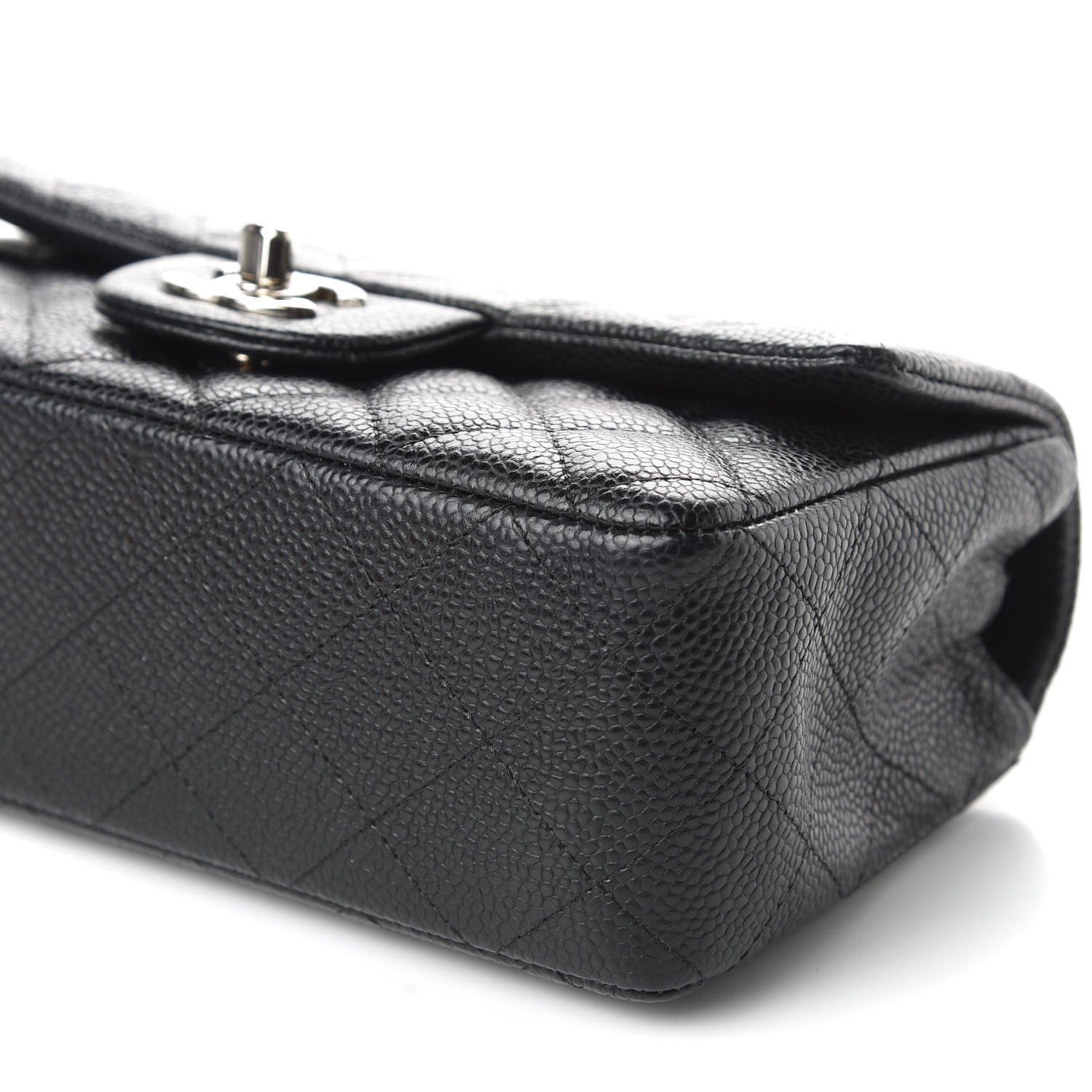 Chanel Caviar Quilted Mini Rectangular Flap Black 6 of 10
