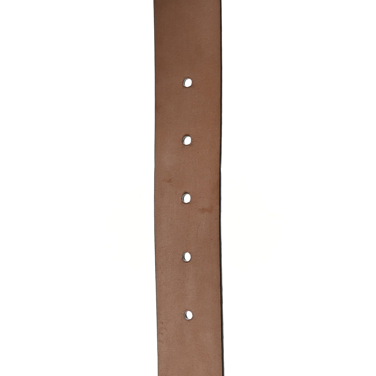 Khaite Calfskin Snakeskin Embossed Manhattan Belt 80 32 Natural 5 of 7