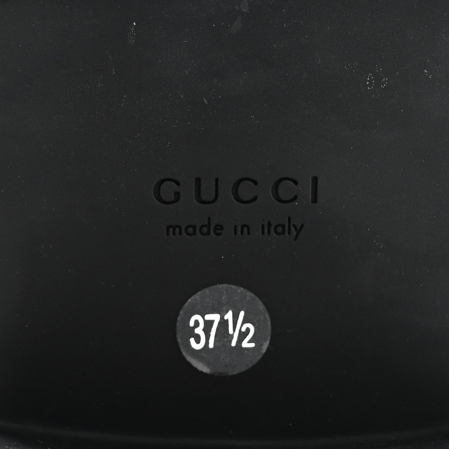 Gucci Nappa Cordovan Lux GG Matelasse Buckled Platform Lug Sole 60mm Loafers 37.5 Black 7 of 16