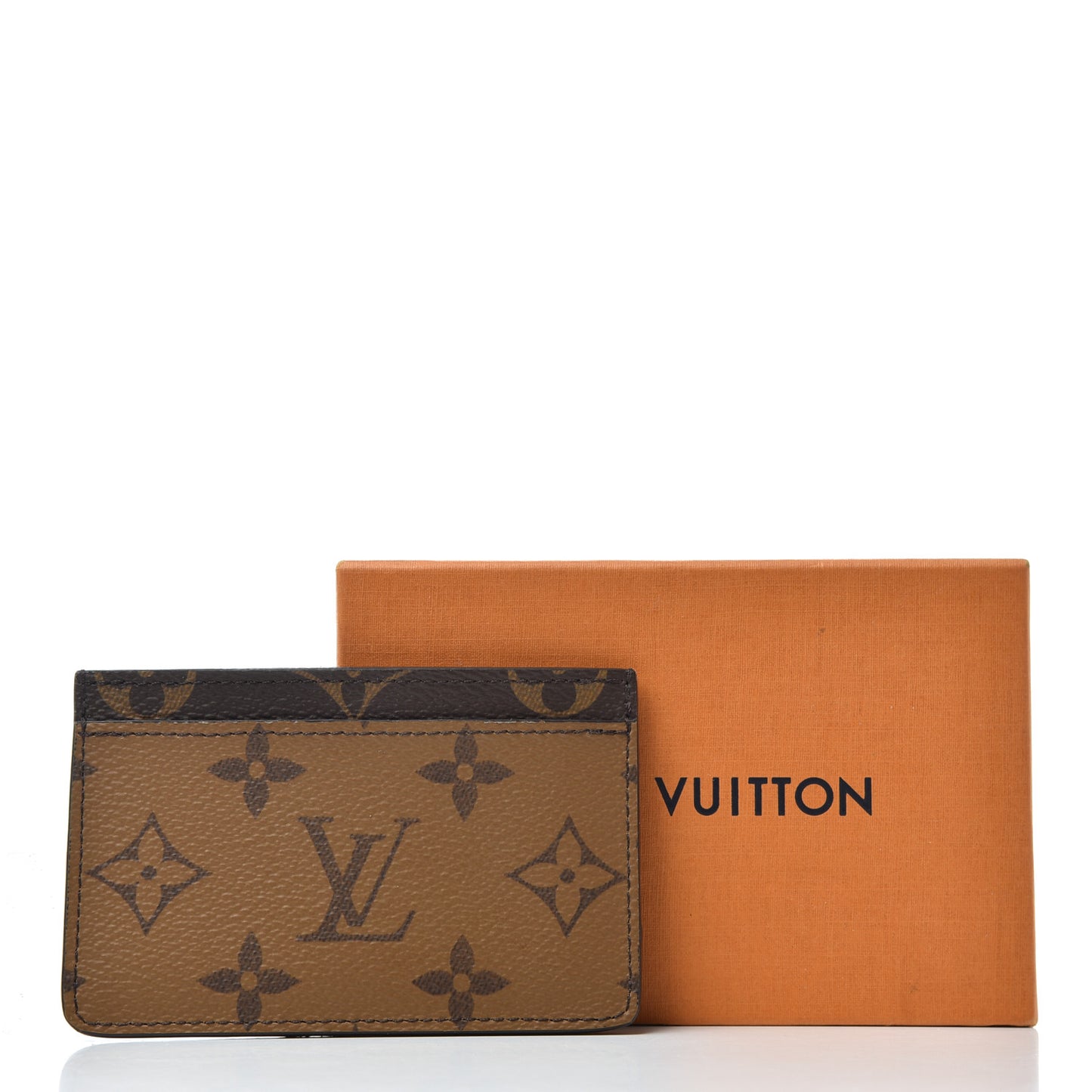 Reverse Monogram Card Holder