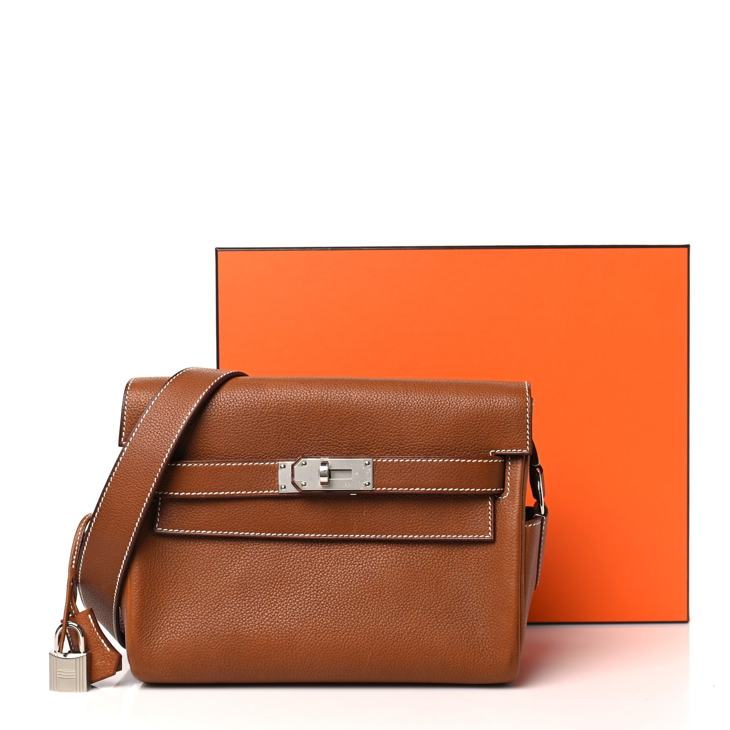 Barenia Faubourg Kelly Messenger PM Fauve