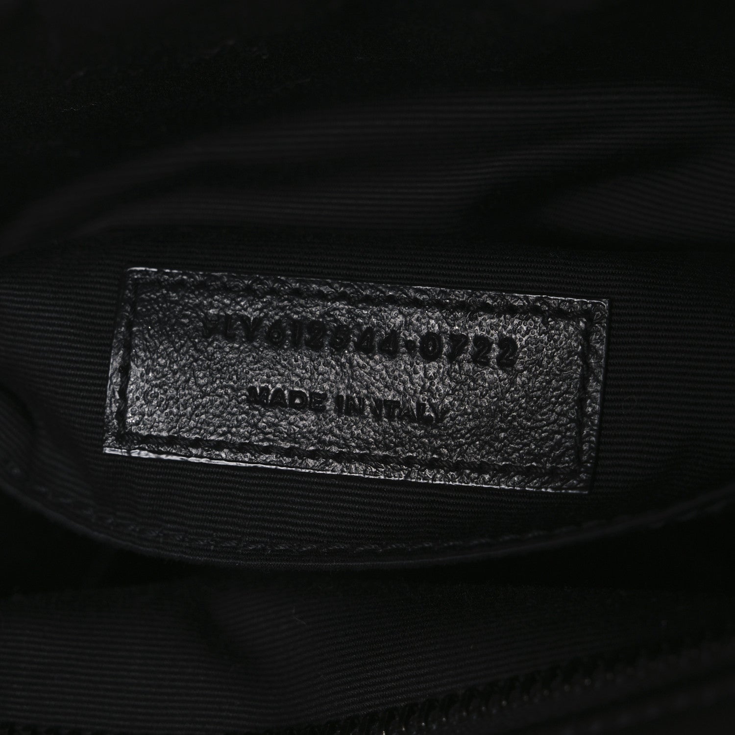 Saint Laurent Calfskin Matelasse Monogram Monochrome Lou Camera Bag Black 7 of 10