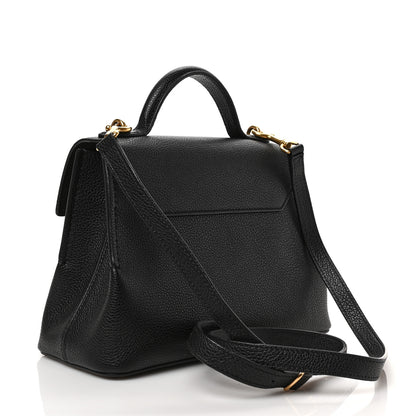 Mulberry Small Classic Grain Calfskin Mini Seaton Black 3 of 8