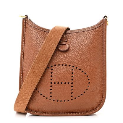 Hermes Taurillon Clemence Evelyne TPM Gold 1 of 14
