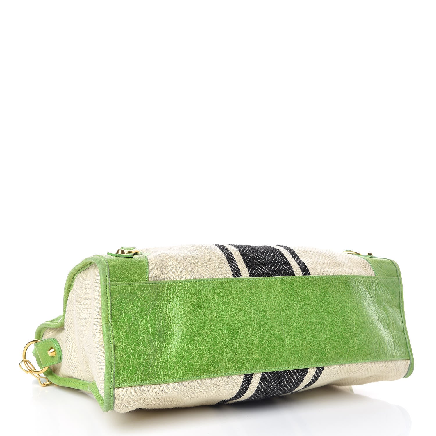 Balenciaga Agneau Linen Classic Hardware City Green 4 of 17
