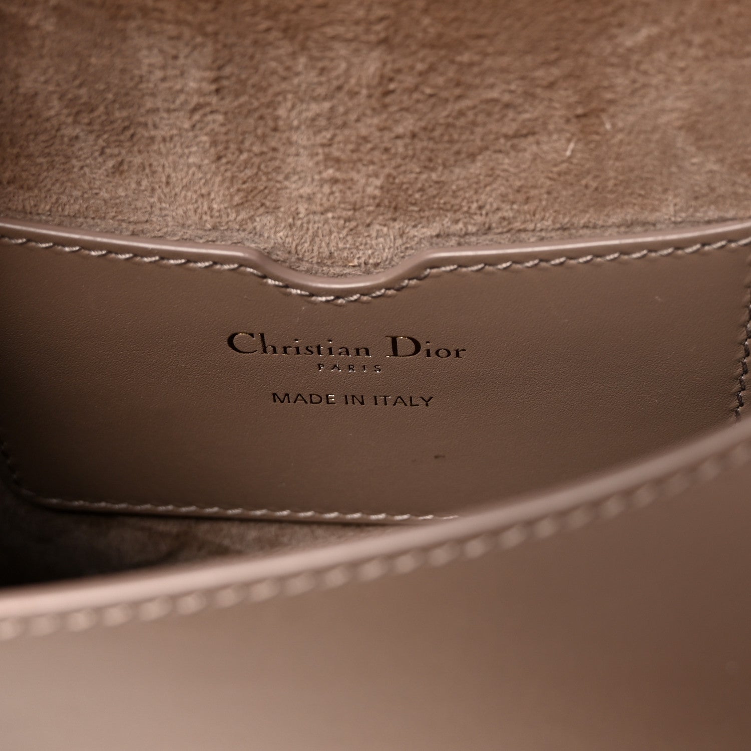 Christian Dior Box Calfskin Medium Bobby Flap Warm Taupe 6 of 9