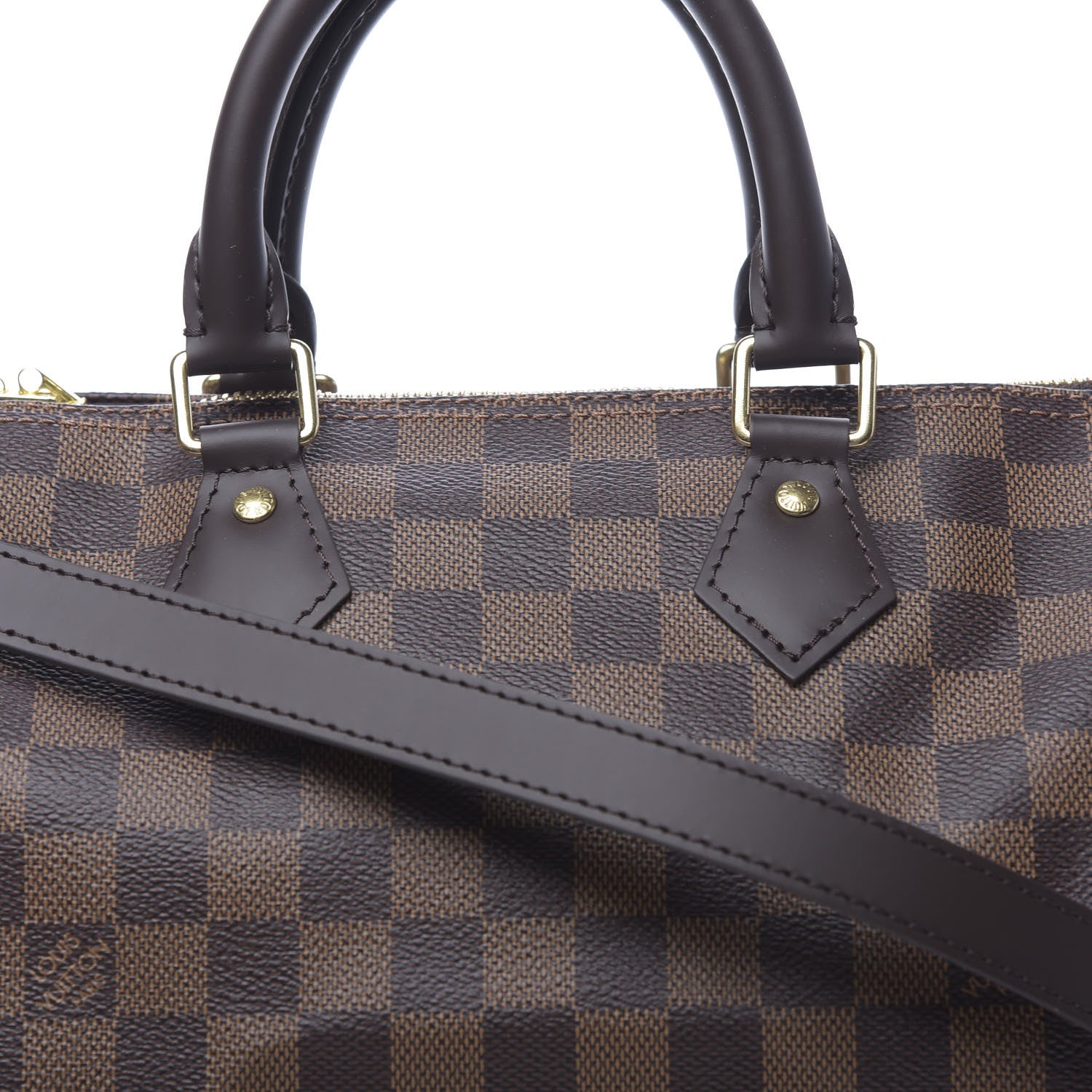 Louis Vuitton Damier Ebene Speedy Bandouliere 25 8 of 10