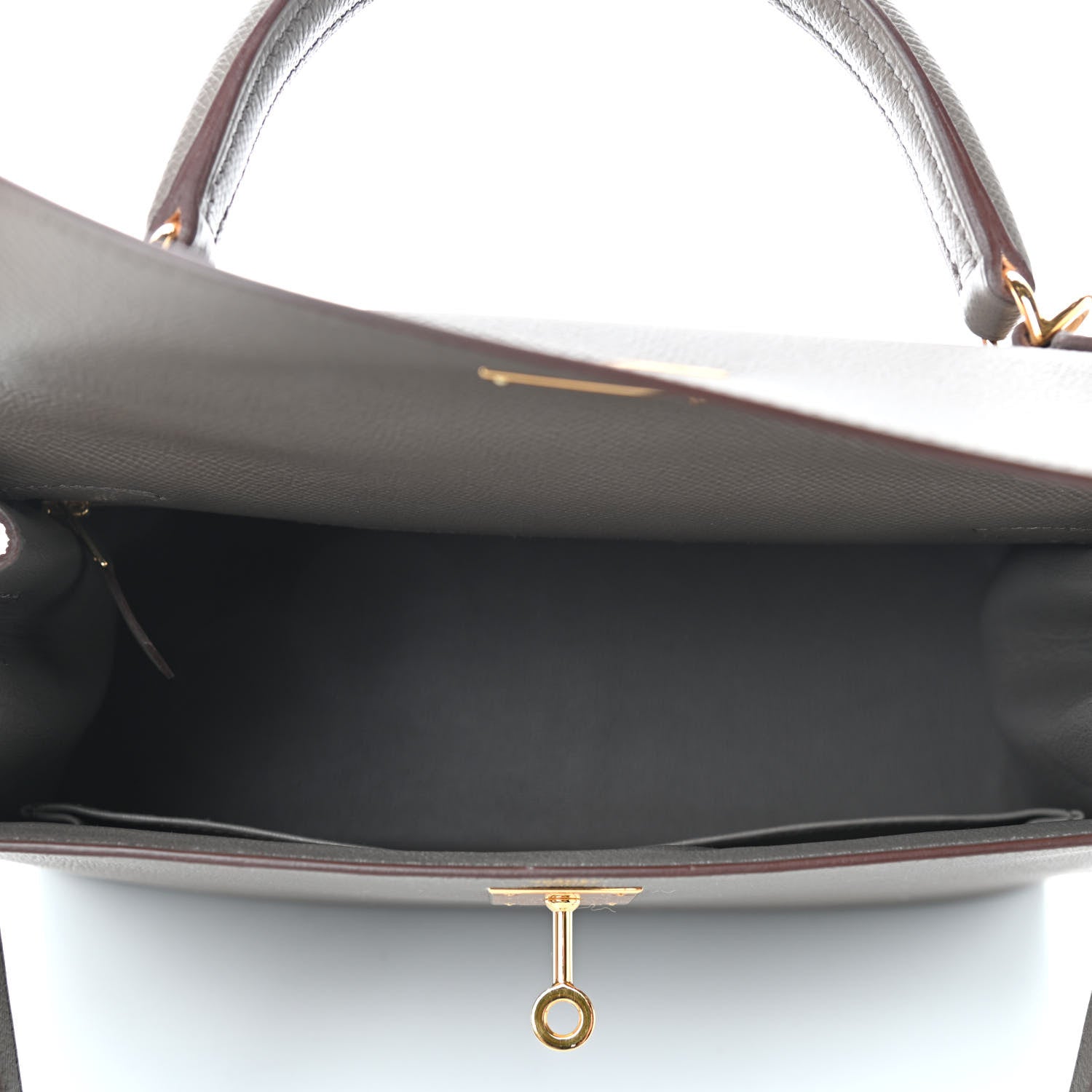 Hermes Epsom Kelly Sellier 28 Etain 5 of 11