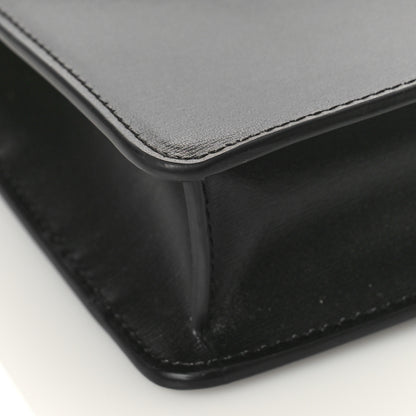 Celine Shiny Calfskin Triomphe Margo Wallet on Chain Black 7 of 9