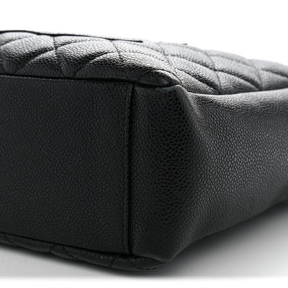 Chanel Caviar Quilted Petit Shopping Tote PST Black 9 of 11