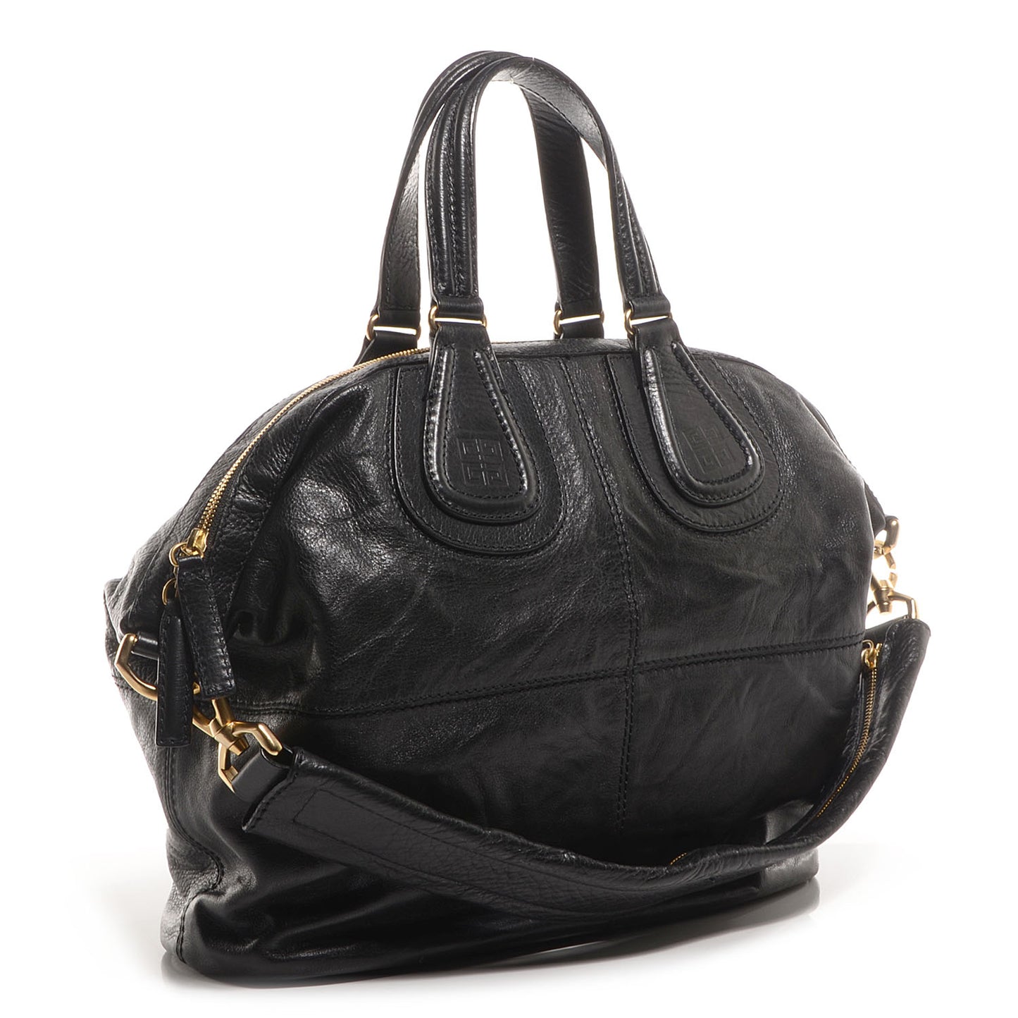 Leather Medium Pocket Nightingale Black