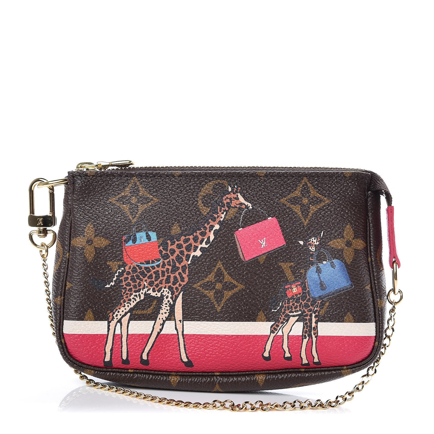 Monogram 2017 Christmas Animation Mini Pochette Accessories