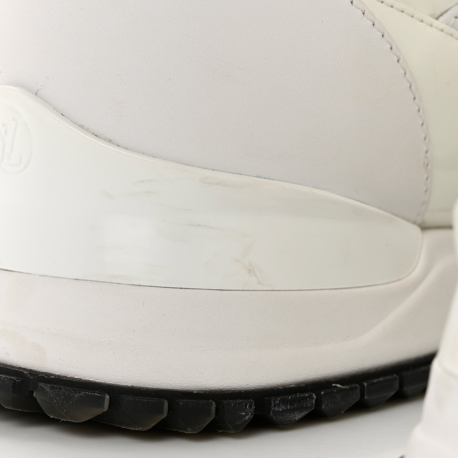 Louis Vuitton Calfskin Mesh Run Away Sneakers 37 White 9 of 10