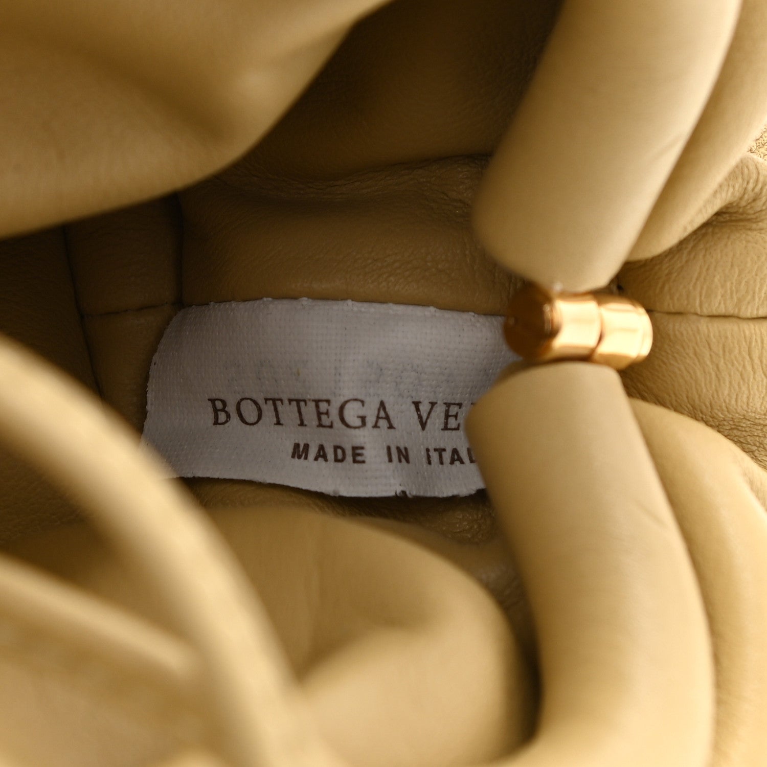 Bottega Veneta Butter Calfskin Coin Purse Almond 7 of 10