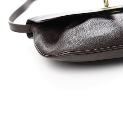 Mulberry Natural Calfskin Shoulder Bag Chocolate 7 of 9