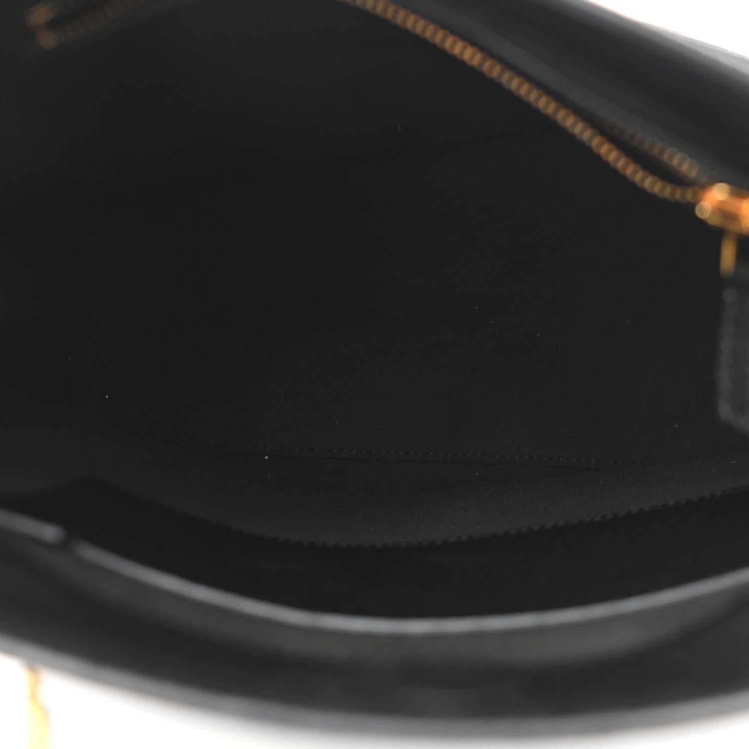 Tom Ford Pebbled Calfskin Zip Shoulder Bag Black 5 of 10