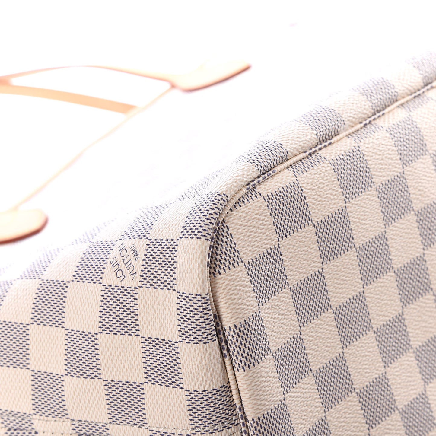 Damier Azur Neo Neverfull MM Rose Ballerine
