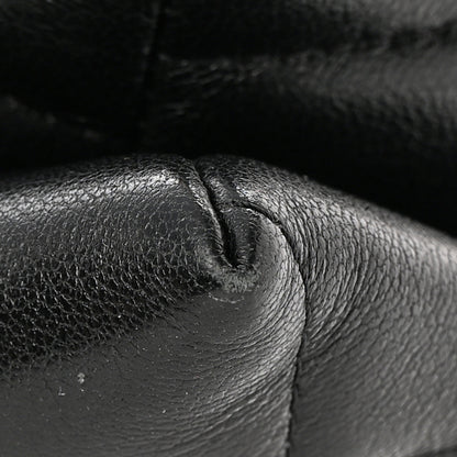 Chanel Lambskin Quilted Chanel 19 Flap Clutch Black 14 of 14