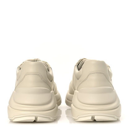 Gucci Apollo Calfskin Womens Interlocking G Rython Sneakers 40 Ivoire 6 of 12