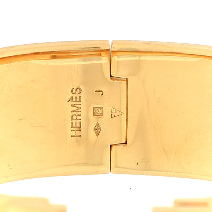 Hermes Enamel Wide Clic Clac H Bracelet PM Vert Praire 3 of 3