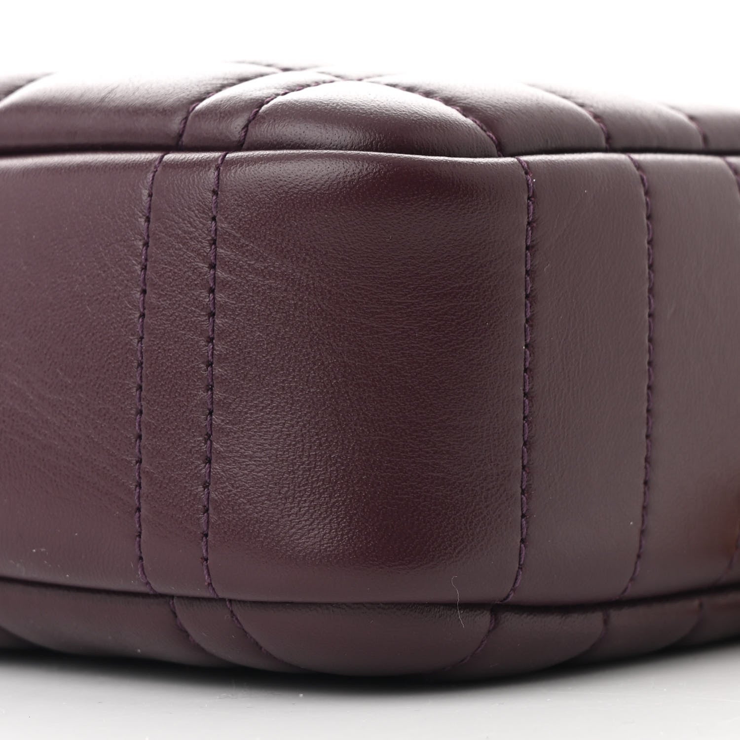 Burberry Calfskin Quilted Small Lola Camera Bag Deep Maroon 10 of 10