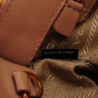 Prada Saffiano Vernice Medium Galleria Double Zip Tote Cammeo 7 of 9