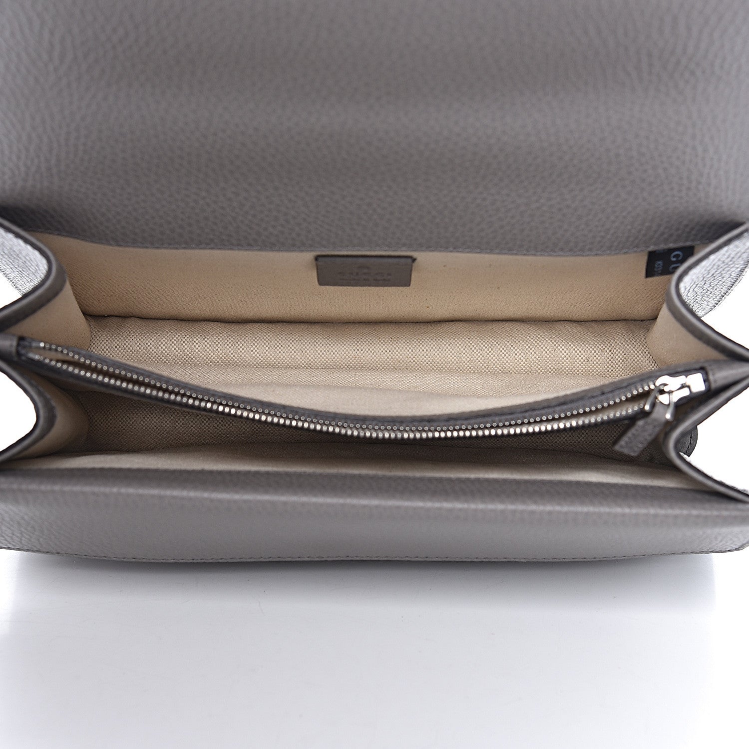Gucci Pebbled Calfskin Small Dionysus Shoulder Bag Dusty Grey 5 of 10