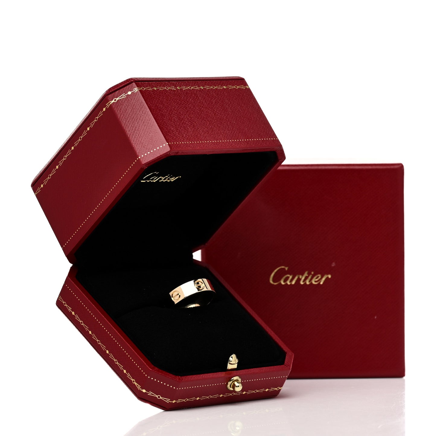 18K Yellow Gold 5.5mm LOVE Ring 55 7.25