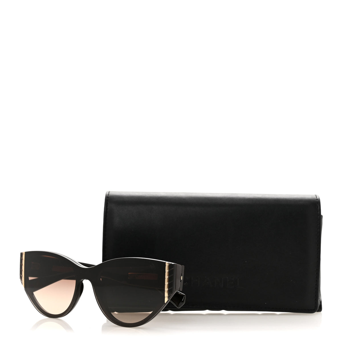 Chanel CC Cat Eye Sunglasses 6054 Brown 9 of 9