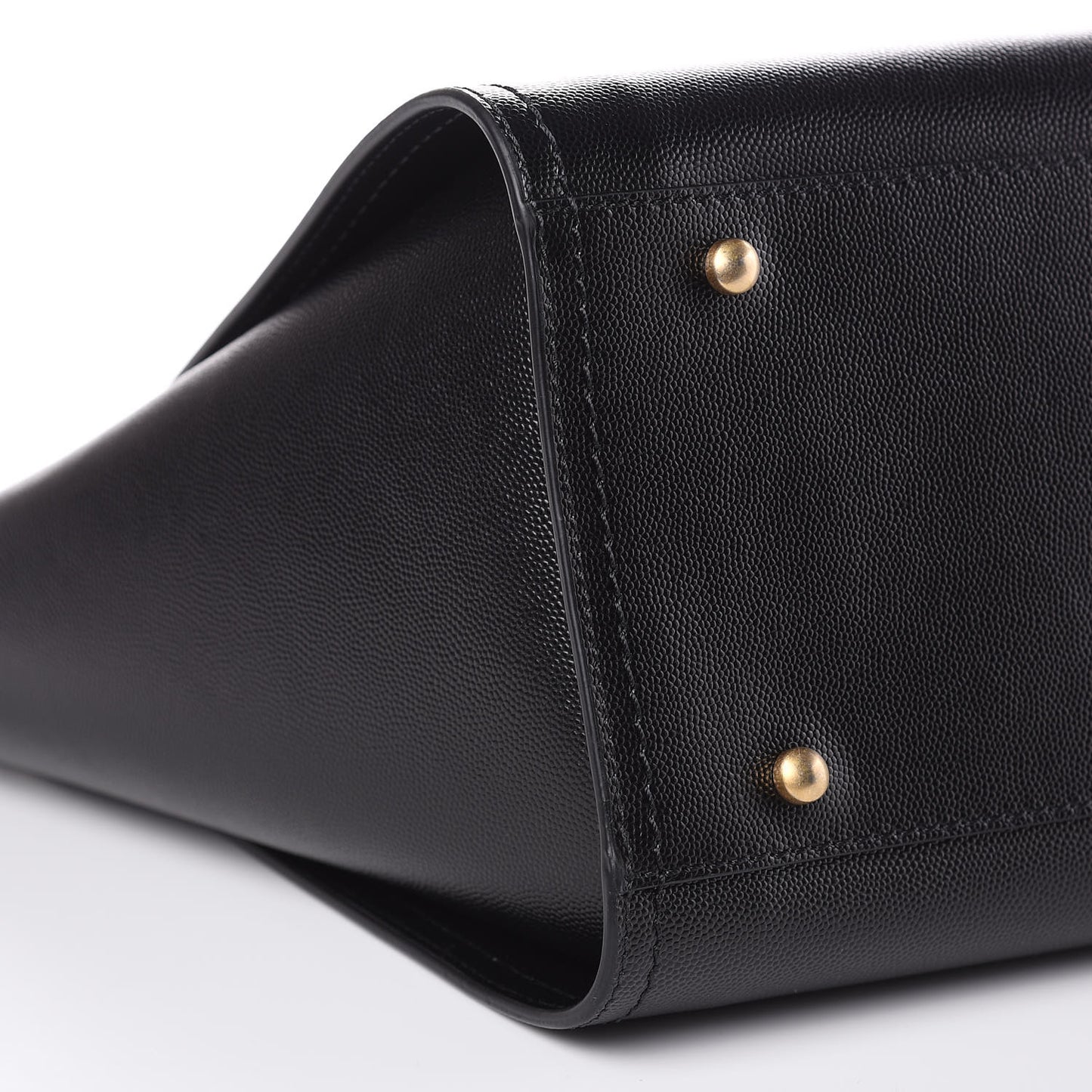 Caviar Small Studded Deauville Tote Black
