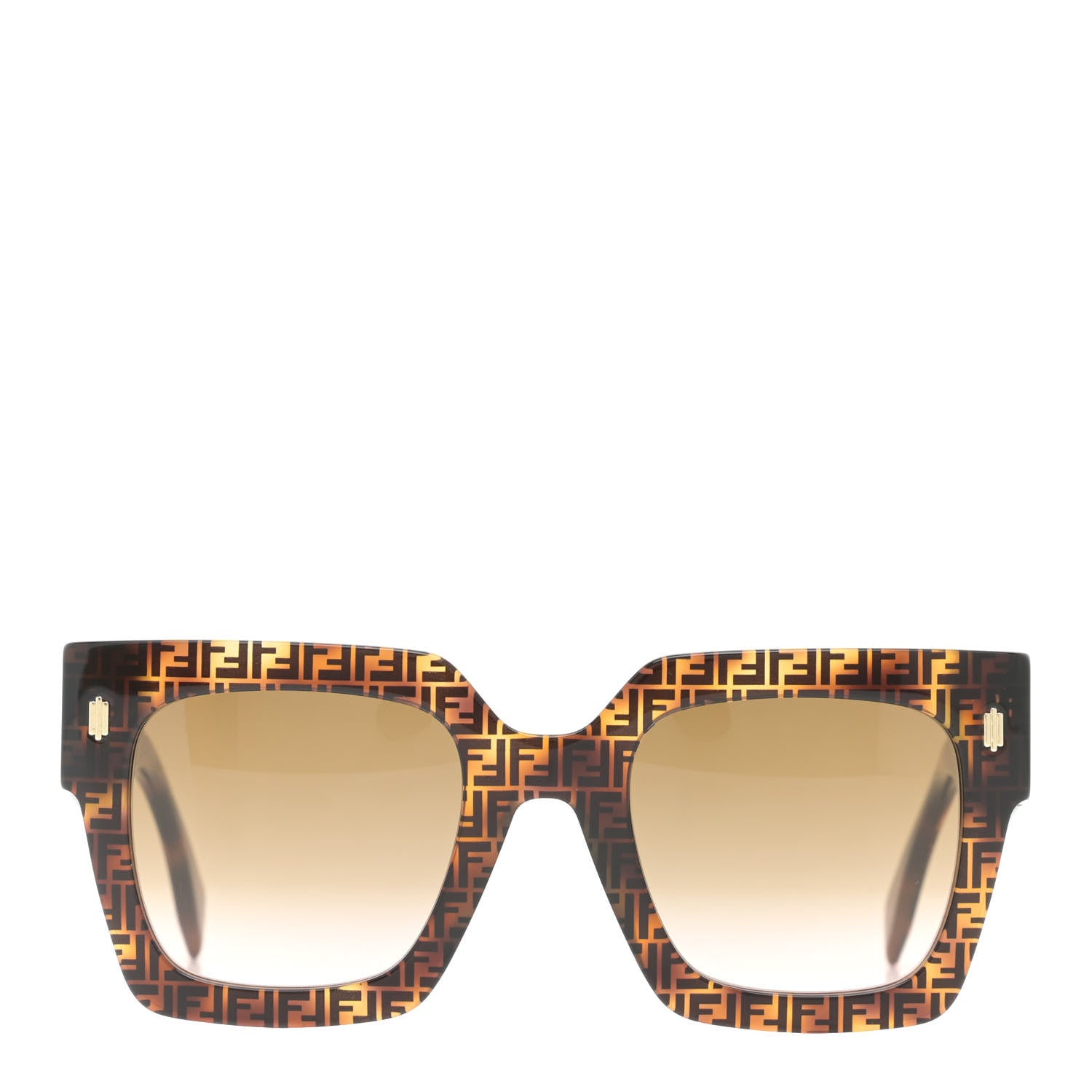Fendi Acetate FF Sunglasses FF 0457/G/S Havana 2 of 7