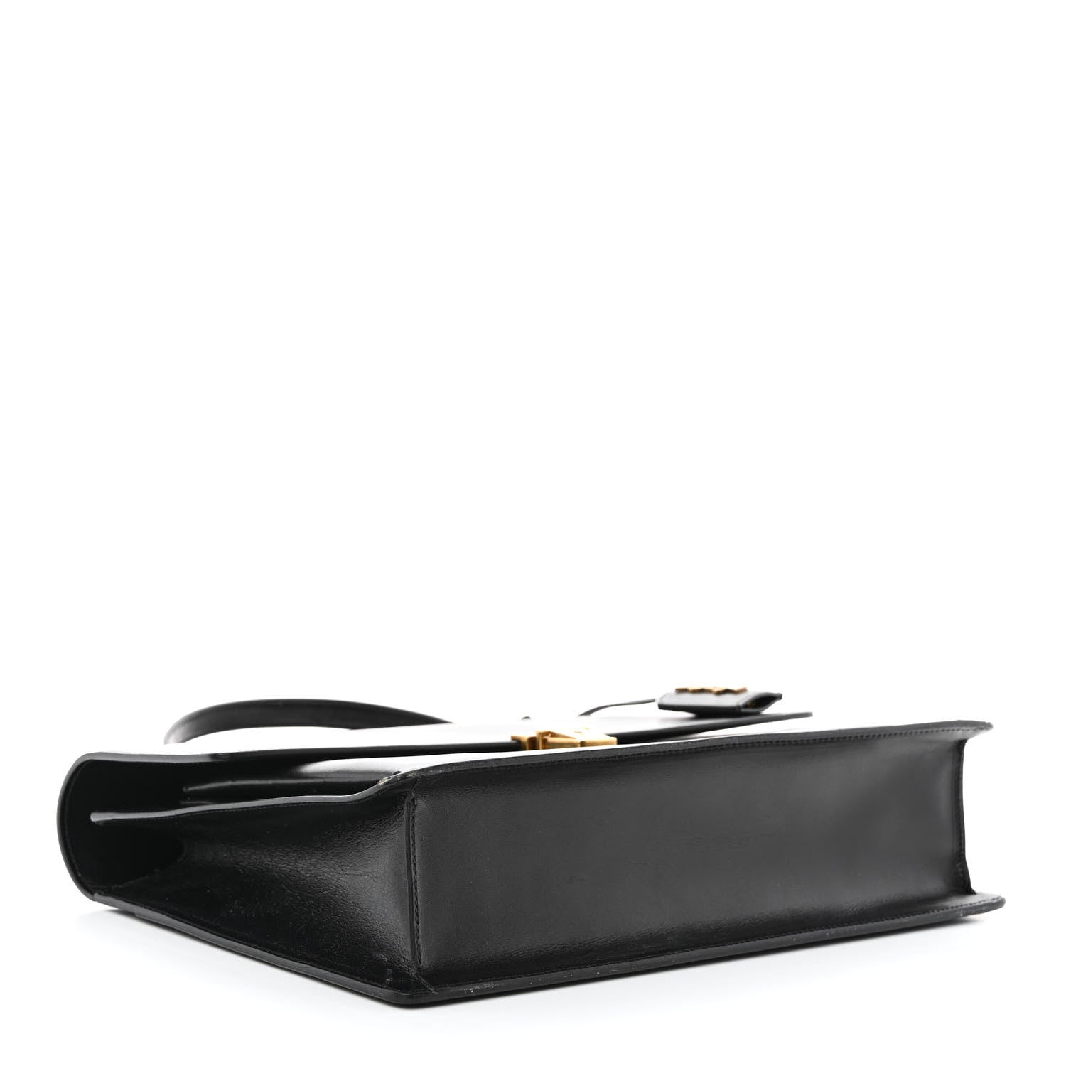 Saint Laurent Smooth Calfskin Large High School Satchel Black 4 of 12