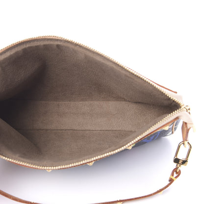 Louis Vuitton Monogram Multicolor Pochette Accessories Black 4 of 13