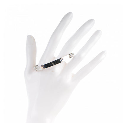 Cartier 18K White Gold LOVE Bracelet 17 2 of 6