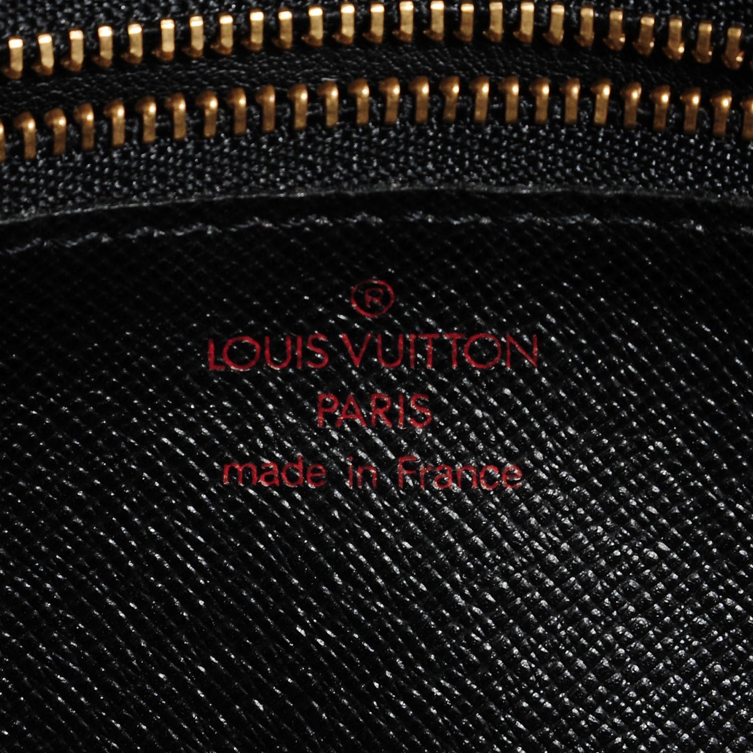 Louis Vuitton Epi Pochette Sellier Dragonne Clutch Black 6 of 7