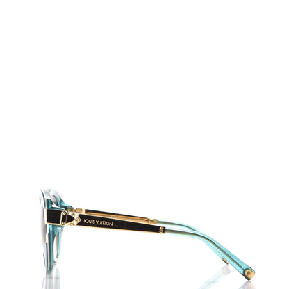 Louis Vuitton Petit Soupcon Cat Eye Sunglasses Z0638W Petrole 3 of 7