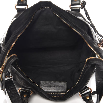 Balenciaga Agneau Giant 12 Rose Gold Hardware City Black 6 of 14